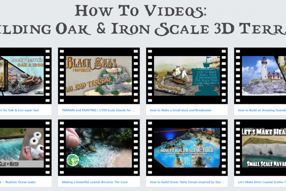 How To Videos: Building Oak & Iron Scale 3D Terrain